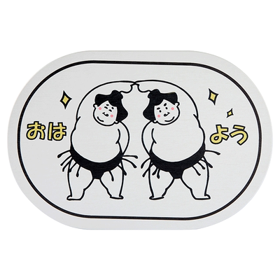 萌趣搞怪洗手台硅藻泥洗漱杯垫