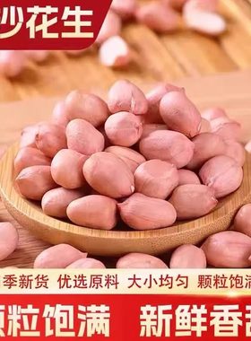 河南大白沙新货农家自种新鲜花生米高品质精选饱满无坏籽产地直发