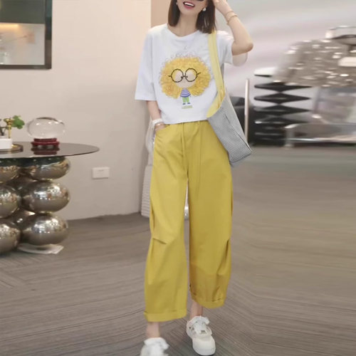 小个子时尚休闲套装女夏季