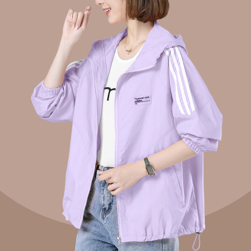 2024夏季女装防晒服短款轻薄