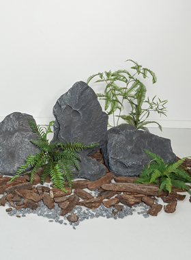 仿真青龙石泡沫道具石头商场摆件