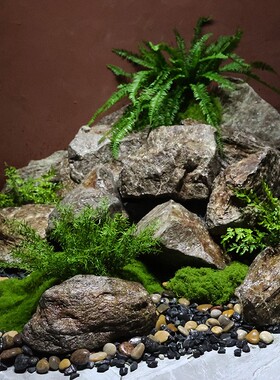 仿真石头景观石绿植造景装饰摆件