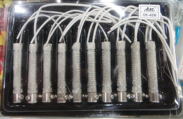 ABC 盒装烙铁芯 麻布芯 30W40W60W 装烙铁发热芯