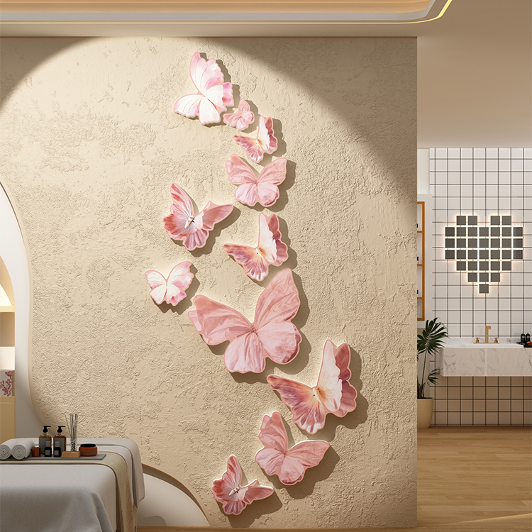 美容院形象背景墙面海报挂画