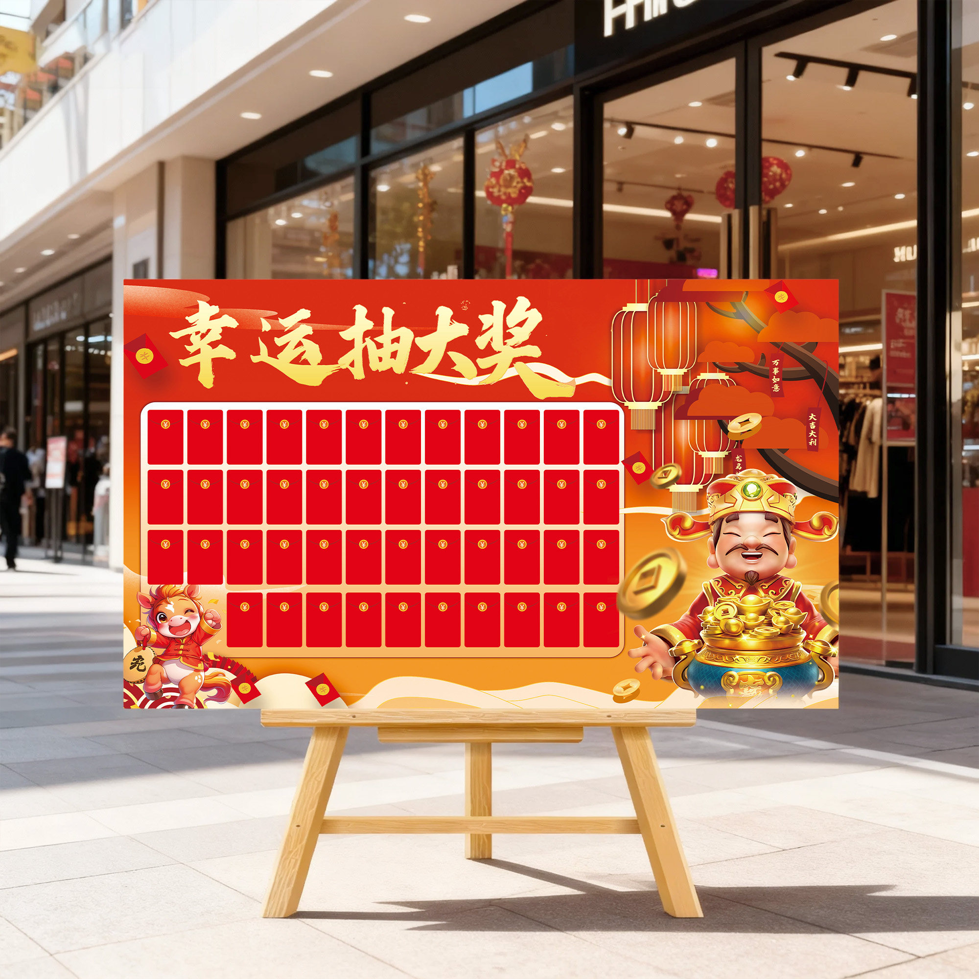 抽奖红包墙kt板定制活动周年庆开业店庆活动促销喜庆氛围布置装饰,节庆用品/礼品,红包/利是封,淘宝优惠券,粉丝福利购,淘宝优惠卷