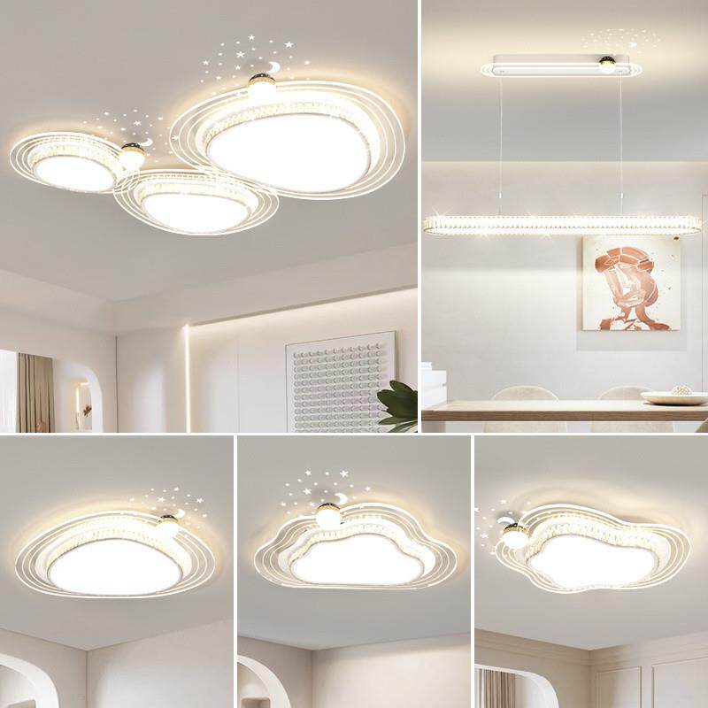 w%星空吸顶灯现代简约客厅主灯护眼led卧室灯全屋灯具大全家