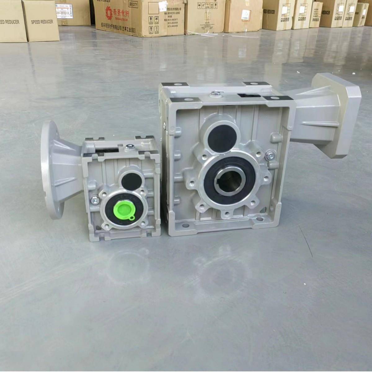 双曲面减速机替代涡轮蜗杆铝合金减速机传动平稳性能好