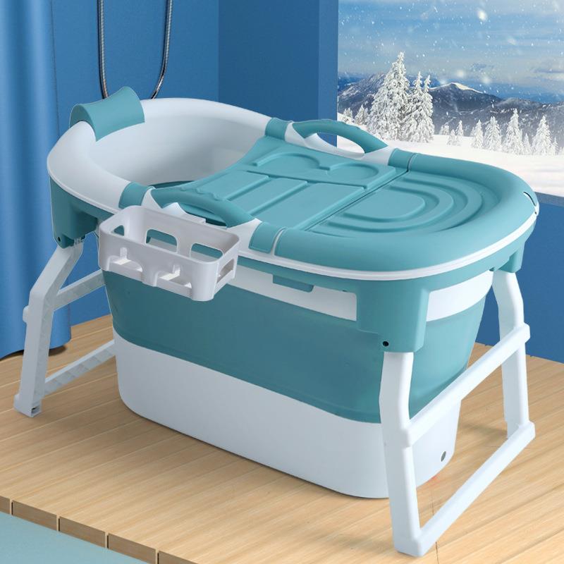 泡澡桶大人可折叠浴桶洗澡桶加高全身加厚浸泡沐浴桶家用神器浴桶