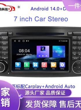 安卓导航适用于奔驰MLX164W164ML320GL320导航仪carplaydvd