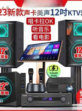 万利达2023新款专业家庭KTV音响套装全套家用K歌卡拉OK音箱麦太保