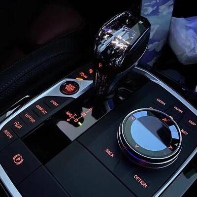 适用19-22款宝马新X5X6X7G05G06G07改装内饰水晶档把排挡头