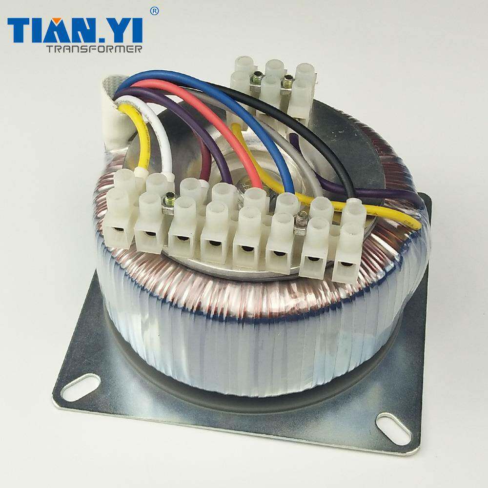 环形220V/110V转12V/24V/48V电磁屏蔽,抗干扰音响变压器