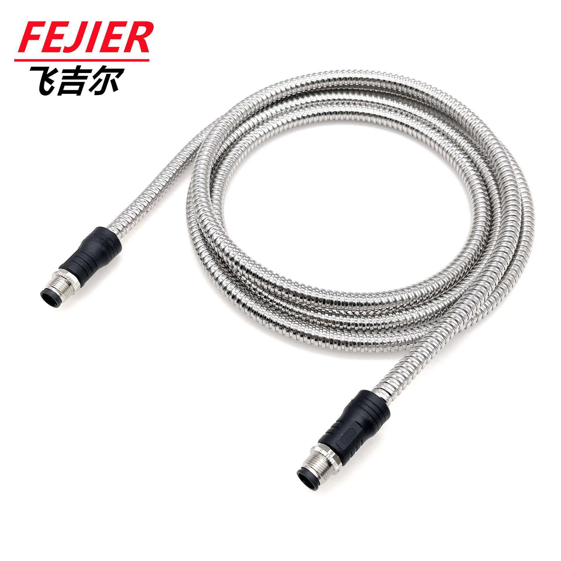 m12航空插头线束4芯5芯6芯8芯12芯17芯套波纹管304不锈钢连接器,农机/农具/农膜,其它农用工具,淘宝优惠券,粉丝福利购,淘宝优惠卷