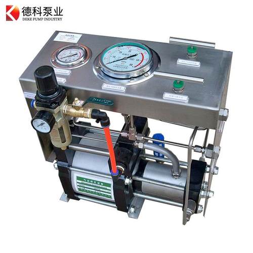 德科气体增压单元空气压力实验可加气罐密闭性检测适用各种场地