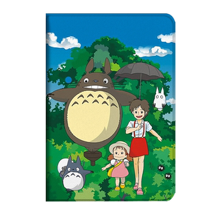 打伞龙猫ipad适用2022款pro11英寸air5保护壳2020三折款7透明苹果mini6带笔槽4迷你6平板3外套11寸第九代2018