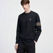 GIOVANNI 休闲宽商务松通勤卫衣 圆领T恤男士 VALENTINO春秋季 长袖