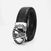 男自动扣休闲时尚 GIOVANNI VALENTINO真皮皮带春秋季 潮流简约腰带