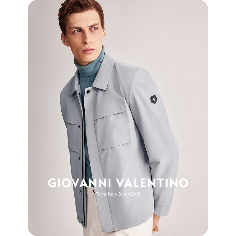 GIOVANNIVALENTINO翻领夹克外套