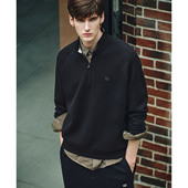 GIOVANNI 休闲宽松百搭针织衫 VALENTINO半拉链立领卫衣男士 秋冬季