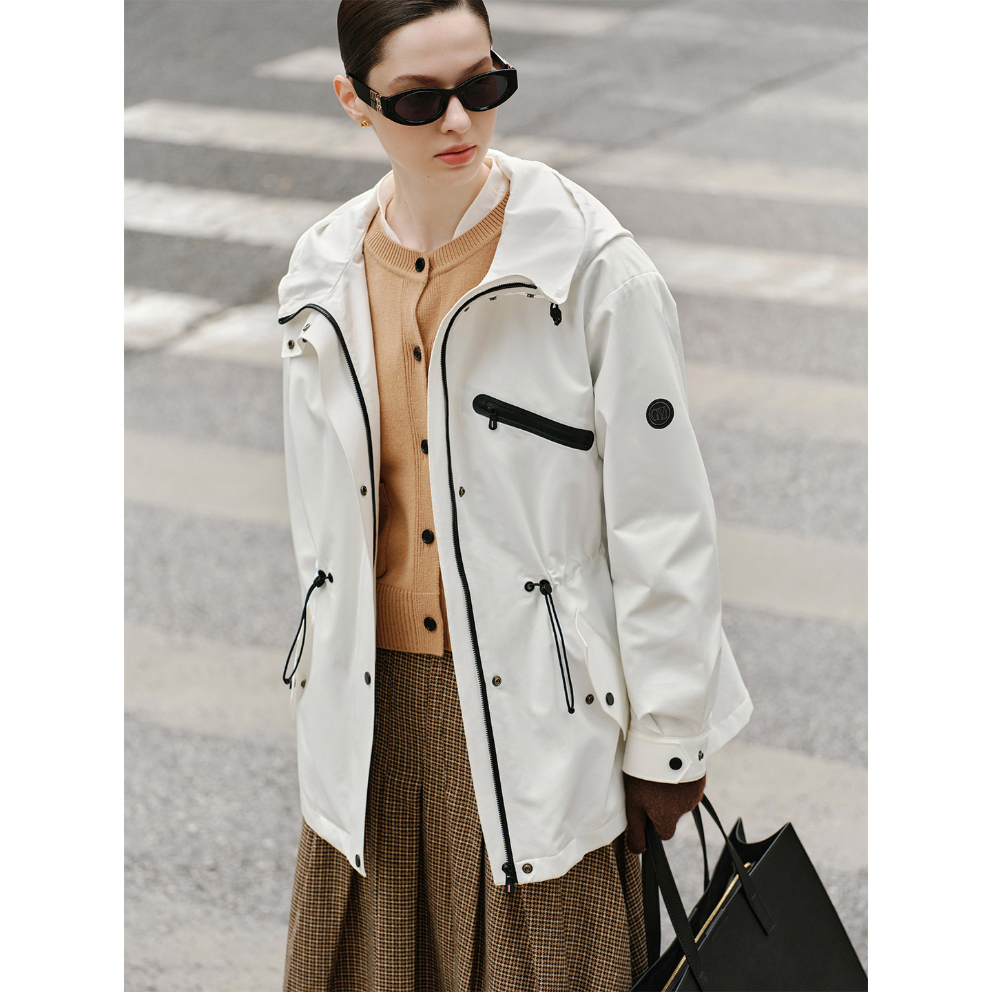 卓凡尼·华伦天奴户外夹棉风衣