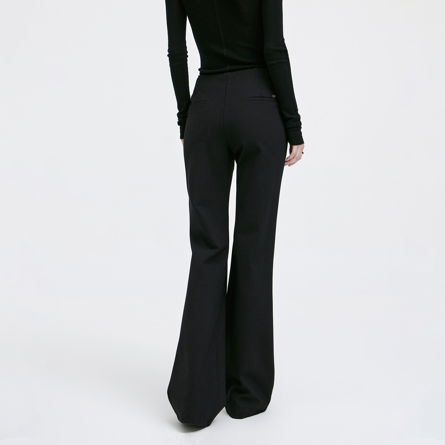 卓凡尼·华伦天奴休闲喇叭长裤