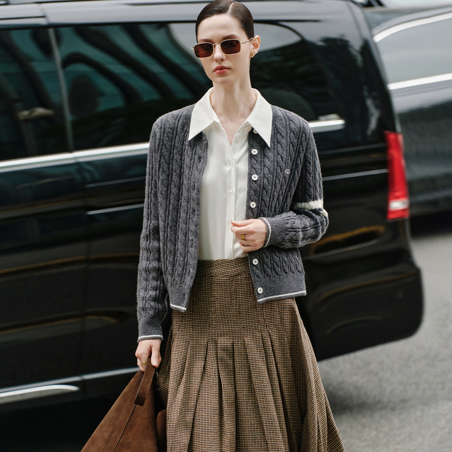 卓凡尼·华伦天女士奴针织开衫