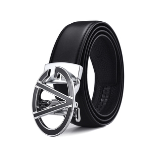 皮带休闲商务自动扣纯色真皮裤 男士 带腰带 VALENTINO新款 GIOVANNI