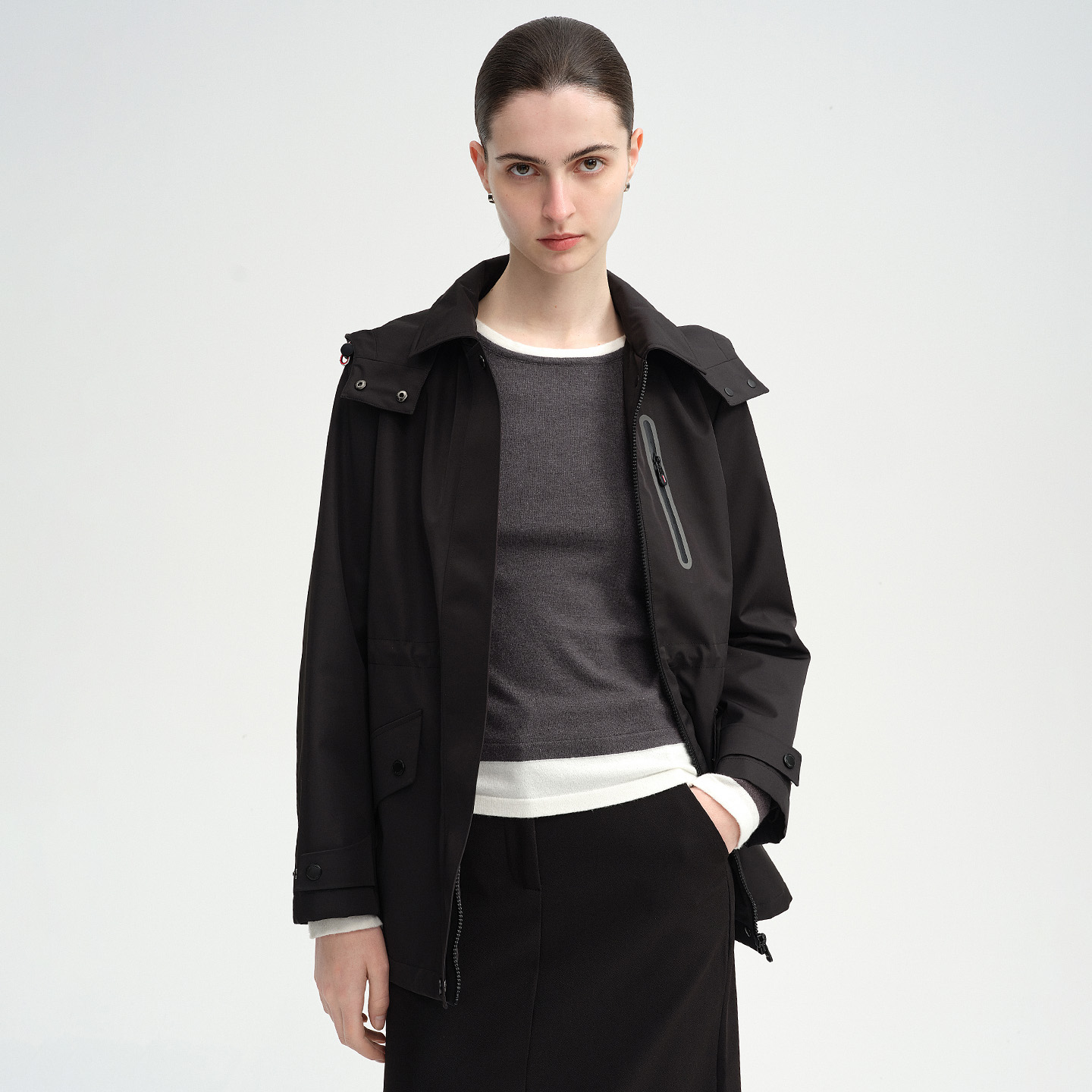 卓凡尼·华伦天奴户外软壳风衣