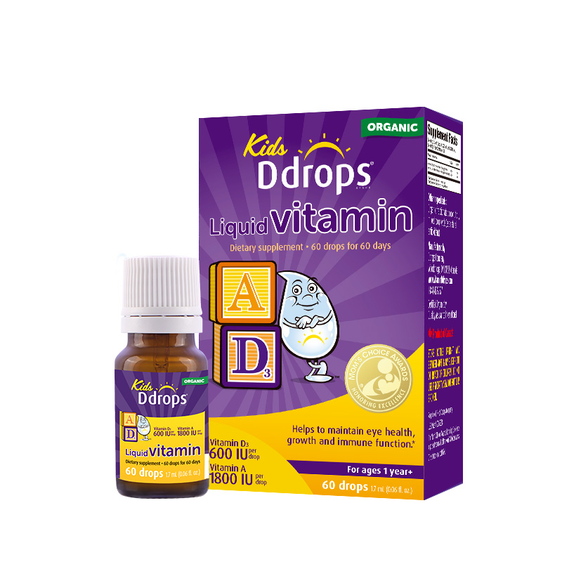 Ddrops一岁以上宝宝AD滴剂维生素