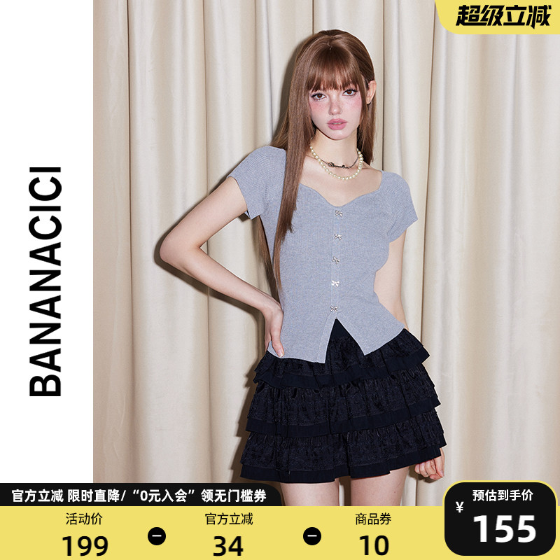 夏季短袖針織衫BANANACICI