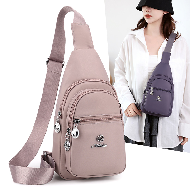 牛津布胸包尼龙布轻便女士单肩包