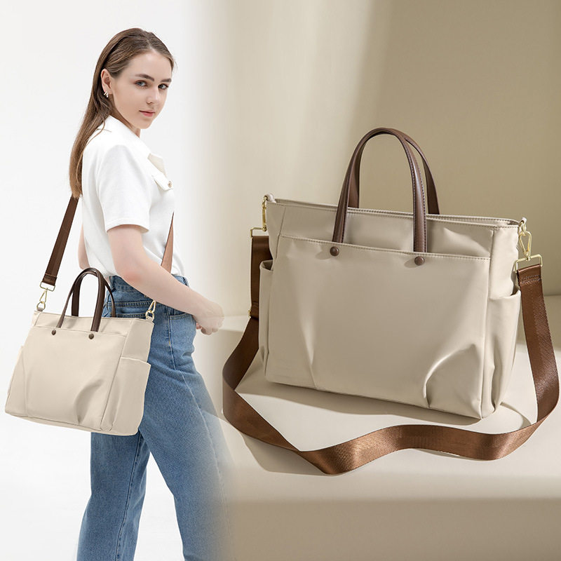 包包女新款15英寸斜挎包简约百搭大气16寸大容量MacBook笔记本电脑Air收纳包精致高级感适用于redmibook袋子