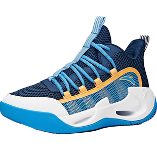 安踏童鞋儿童篮球鞋网面透气官方旗舰春季男童高帮运动鞋男中大童