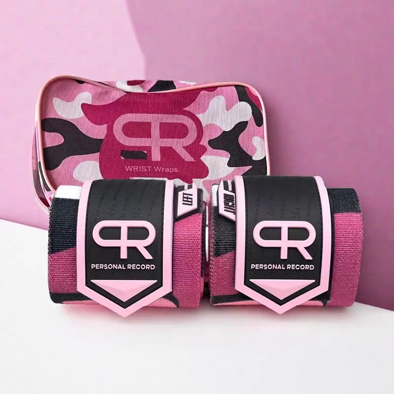 PR轮子哥马赛克硬护腕健身卧推强支撑力量举训练专业大重量护手腕