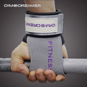 GD牛皮助力带健身护腕手套引体向上硬拉握力带男撸铁护掌护具