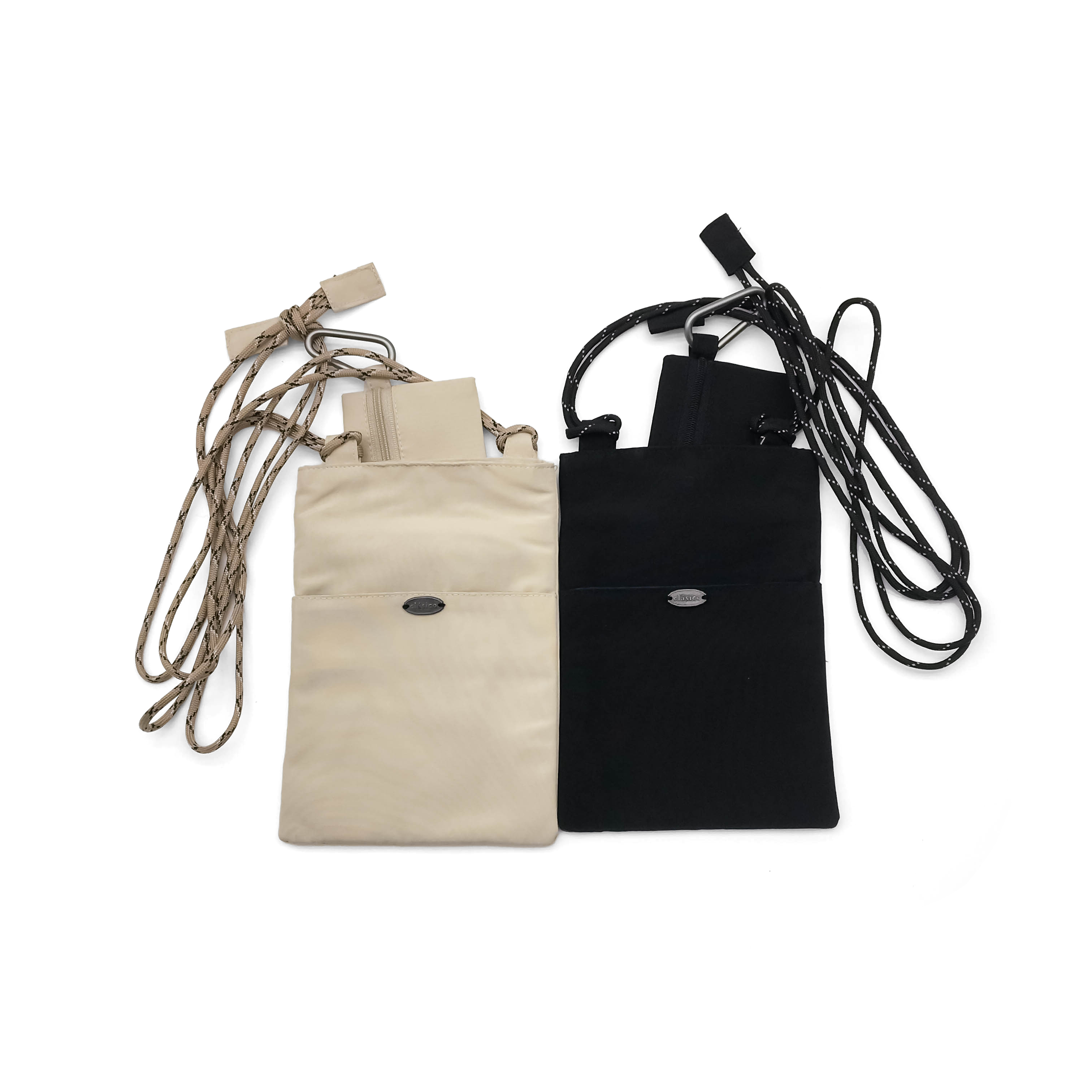 clásico日常百搭斜挎子母包腰包