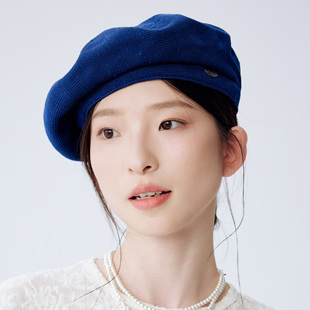 clásico原创设计手工编织立边针织贝雷帽子男女基础百搭圆顶帽夏