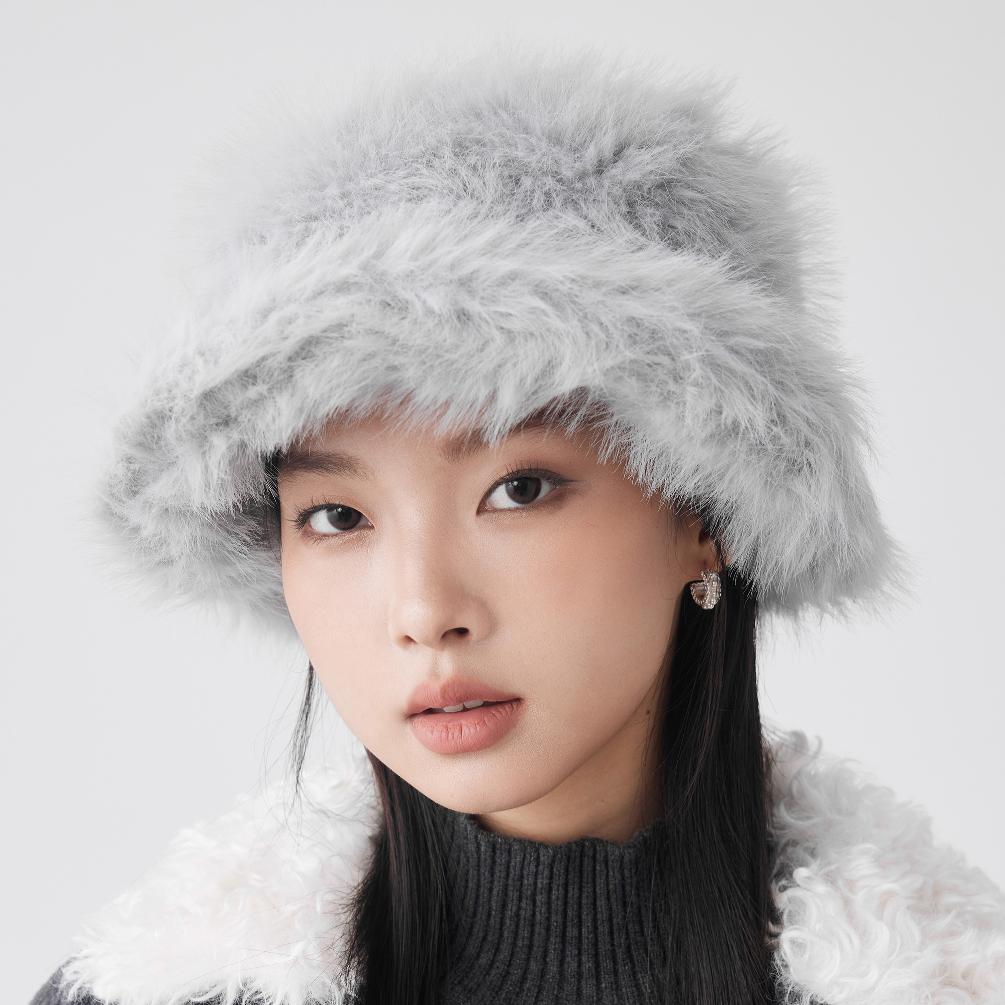 clásico秋冬长毛渔夫帽