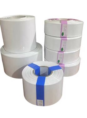 白色PVC热收缩膜锂电池环保绝缘阻燃防水耐磨外皮保护套管可开票