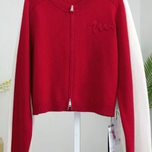 毛衣M4D530A 双拉链头开衫 品牌新款 新款