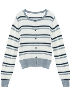 M27品牌新款条纹开衫Z5C5001