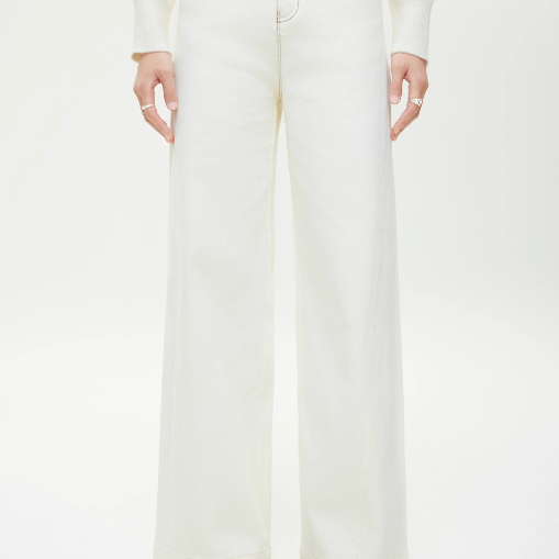 品牌白色加绒牛仔裤M4D705A长103