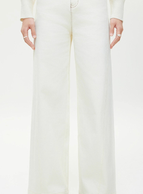 品牌白色加绒牛仔裤M4D705A长103