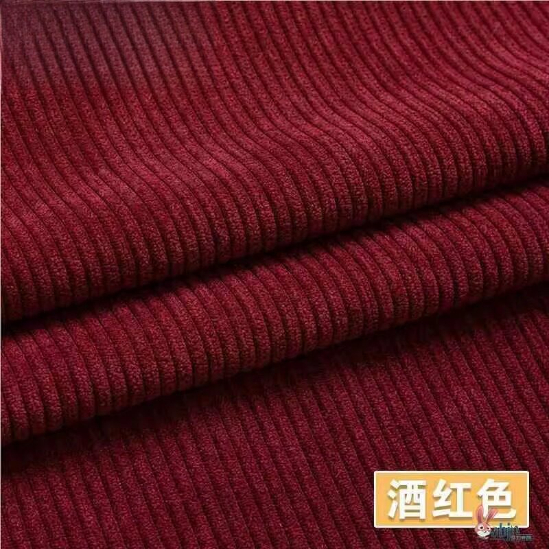 高端灯芯绒布料加厚面料棉鞋面条绒布手工做裤子半裙宽幅时尚细条