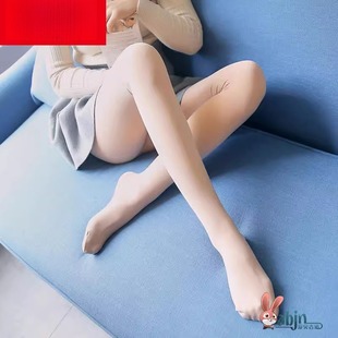 中厚灰色打底连身袜子秋天浅肤 薄款 肉色丝袜女天鹅绒裤 袜袜春秋季