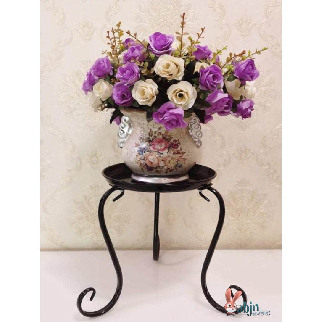 花盆架子落地式阳台花多层家用室内落地艺吊兰欧式铁花架萝客厅架