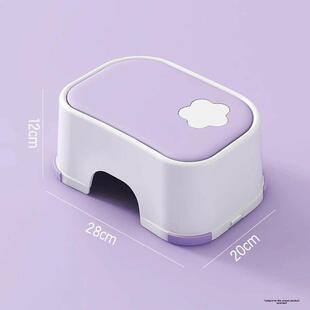 儿童洗漱台踩凳塑料矮板凳浴室洗澡垫脚防滑凳子家用客厅小换鞋凳