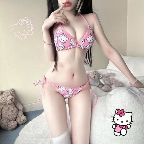 Lao酱「海边Kitty」泳衣