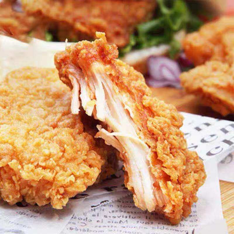 网红汉堡专用劲脆鸡排鸡腿堡正新半成品冷冻油炸商用大鸡肉排