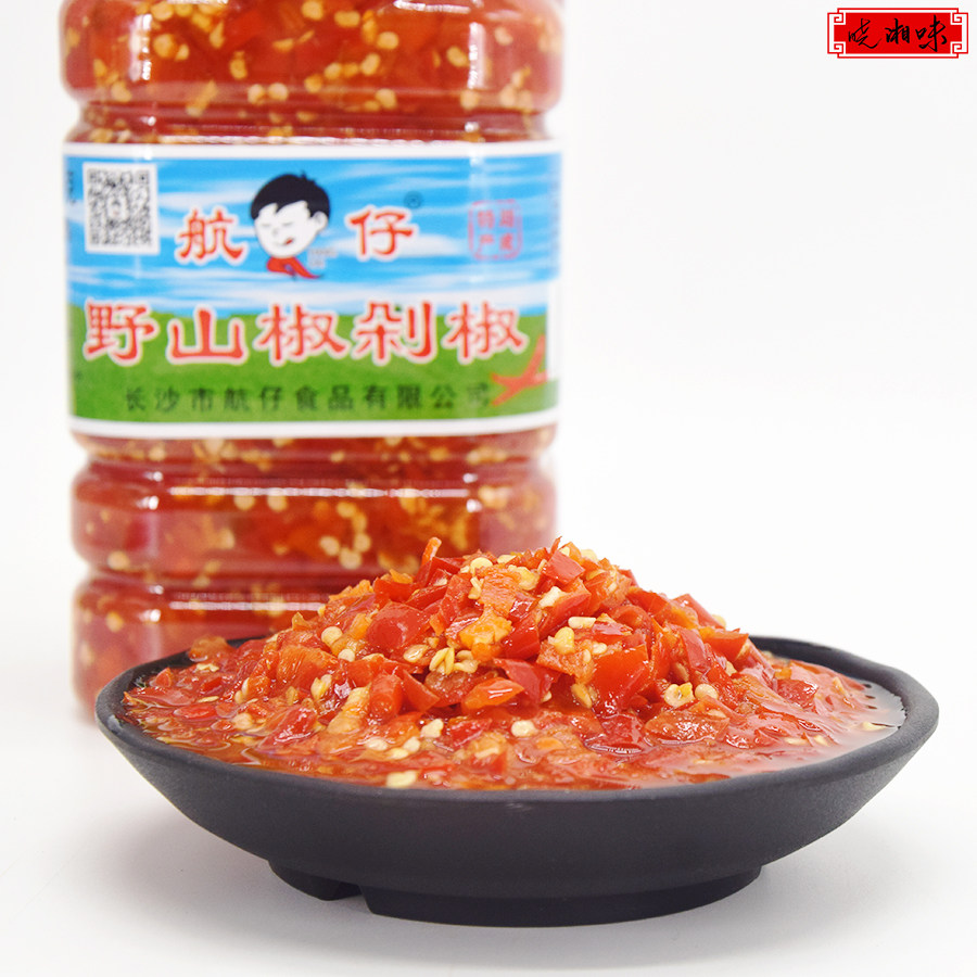 5斤大瓶剁辣椒湖南风味剁椒农家自制鱼头剁椒酱香辣酱500g多规格